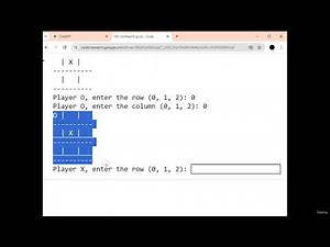 76 Running a Tic Tac Toe Game on Google Colab A Step by Step Guide
