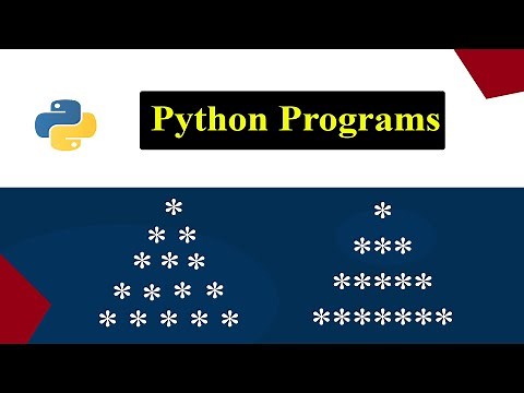Printing Stars "*" in Pyramid Shape | Triangle | Python Pattern Program
