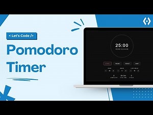 Build a Pomodoro App | HTML CSS JavaScript Project for Beginners, Resume & Portfolio