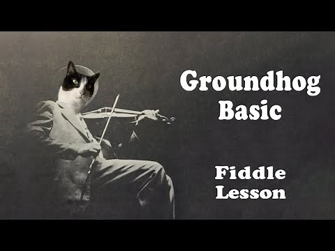 Fiddle Lesson - Groundhog Basic