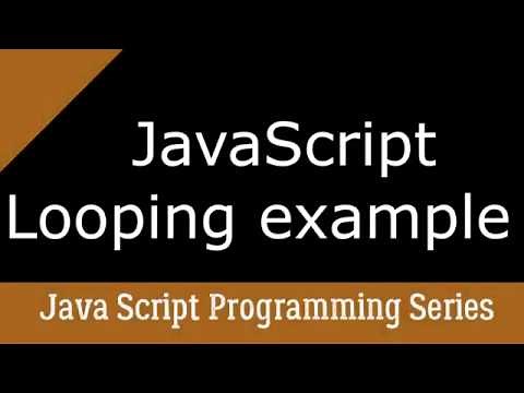 JavaScript Looping For & While example ( with multiplication table code)