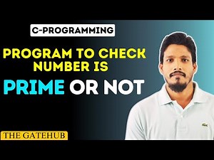 Prime Number Program in C || C Programming