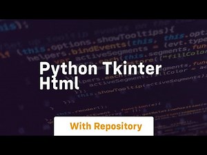 python tkinter html