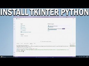 How To Install Tkinter in Visual Studio Code on Windows 10 or 11