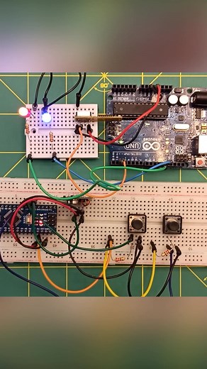 How 433 MHz RF Module Works & Interfacing with Arduino | RF ASK #arduino #diy #electronics In this video, I want to show you how to use the RF ASK Receiver and Transmitter How 433 MHz RF Module Works & Interfacing with Arduino | RF ASK #arduino #diy #electronics Components required: 1. Arduino UNO 2. Arduino NANO 3. breadboard 4. RF ASK Transmitter Module 433MHz 5. RF ASK Receiver Module 433 MHz 6. LED 7. push button 8. resistor 220Ω #robotic #electronic #esp32 #arduino #robot #pcb #circuits #st