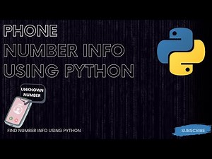 Find Number Info using Python | How to know Information of phone number using python