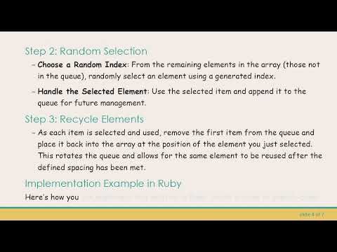 How to Select Random Elements with Guaranteed Spacing in Your List