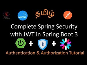 Complete Spring Security Authentication and Authorization with JWT | Spring Boot 3 Tutorial