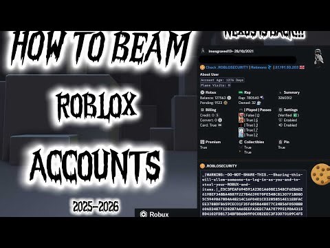 [WORKING] HOW TO BEAM ROBLOX ACCOUNTS WORKING ON MOBILE/PC IN 2026-2027 (FULL TUTORIAL)
