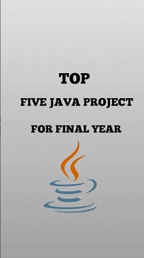 Top Five Java Project For Final Year | #javaproject #javaideas #computerprogramming