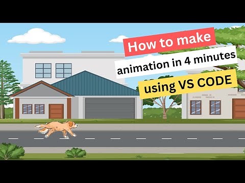 How To Create a easy Animation In VS CODE Using HTML | How to make animation in 4 minutes