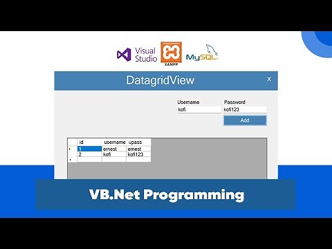 Load Data into DataGridView VB.NET & MySQL Database - Step by Step Guide