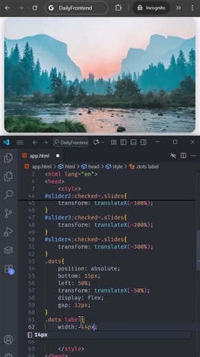 Simple CSS Slider 💡 | No JavaScript!