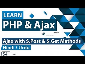PHP Ajax - $.Get & $.Post Methods Tutorial in Hindi / Urdu