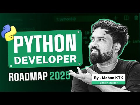 Master Python in 2025 🐍 | Complete Developer Roadmap (Beginner to Pro)