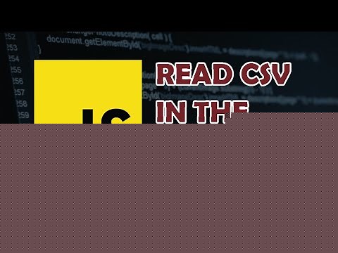 How to Read/Parse CSV File in Browser with Papaparse Javascript Library