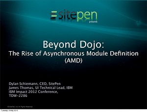 Beyond Dojo: The Rise of Asynchronous Module Definition (AMD)