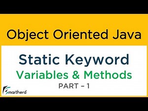 Java STATIC keyword: Static Variable and Methods Part-1. Object Oriented Java Tutorial #13.1
