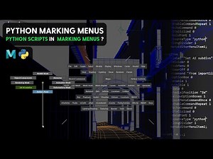 Python scripts on marking menus in Maya