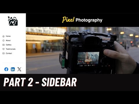 Design A Photography Website Using HTML, CSS & JavaScript (Part 2)