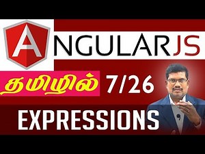 #7 Expressions || AngularJS Foundation in Tamil