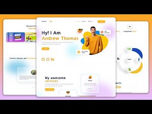 React Responsive Portfolio Website Tutorial Using ReactJs | React js Projects for Beginners | Deploy