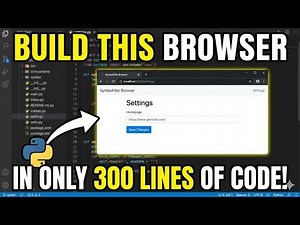 I Built a Modern Web Browser in ONLY 300 Lines of Python!