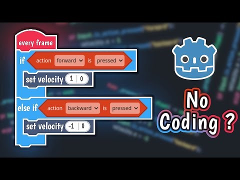 Making A Game Without Coding In Godot ( Block Code )