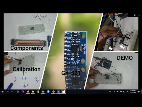 How to calibrate GY521 Accelerometer and Gyroscope with Arduino.| Getting started with MPU6050.