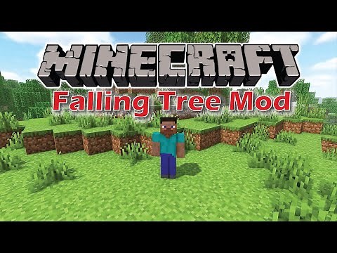 Minecraft Mods #1 Falling Tree Mod PC Java Edition🌲