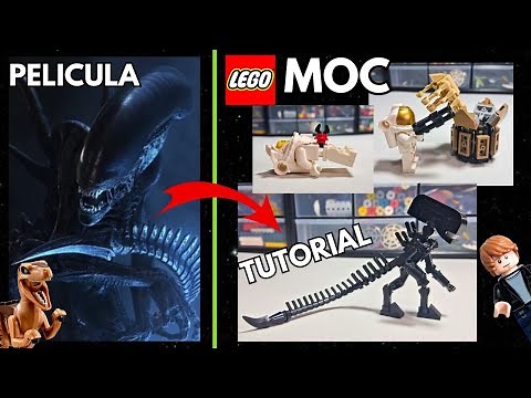 Como hacer Un Xenomorfo con LEGO - LEGO Alien(Xenomorfo) MOC TUTORIAL
