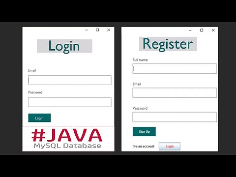 Java Project Tutorial - Make Login and Register Form Step by Step Using NetBeans And MySQL Database