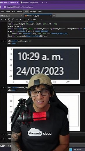Extract text with OCR, Tesseract, Python, and OpenCV. #programming #tesseract #opencv #python