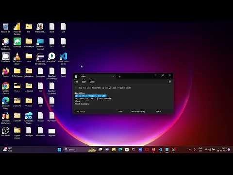 How to use powershell in visual studio code