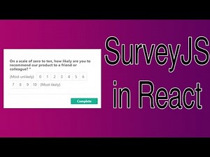 How to Implement SurveyJS into ReactJS