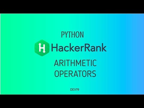 #3 : Arithmetic Operators | Hackerrank Python Solutions