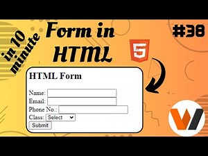 How to Create Forms in HTML: A Complete Guide for Beginners | Learn HTML form in 10 minutes