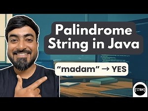 Java Program to Check Palindrome String