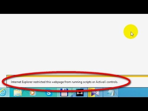 How to Enable Scripts in Internet Explorer