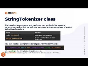 StringTokenizer in Java | CodeGym University Course