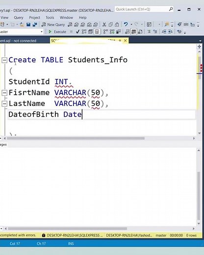 🛠️ SQL CREATE TABLE | How to Create a Table in SQL (Beginner’s Guide)
