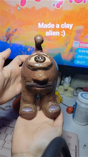 diy clay alien #weird #craft #silly #diy #alien