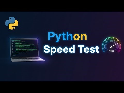 🚀 Check Your Current Internet Speed with This Python Script! ⚡🐍