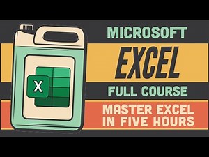 Microsoft Excel Tutorial for Beginners | Full Course