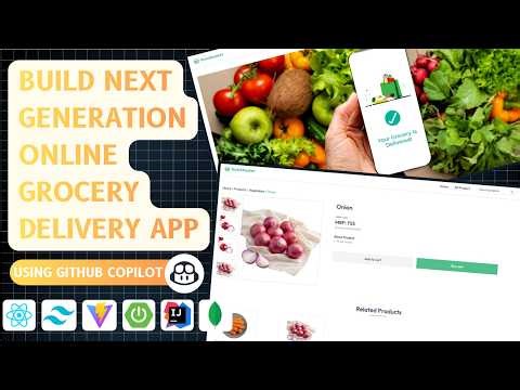 Build COMPLETE Grocery App with React + Spring Boot + Stripe + Razorpay | Build using Github Copilot
