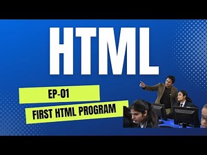 1-HTML: First HTML Program