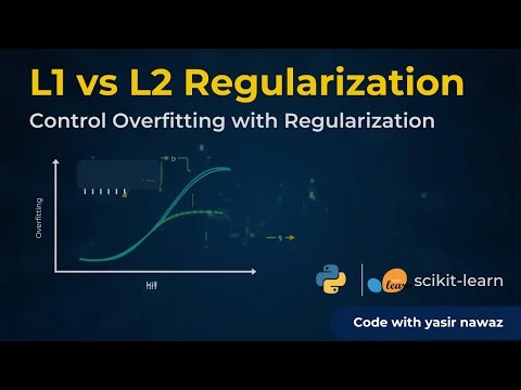 L1 vs L2 Regularization Explained | Python Practical Example
