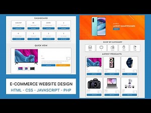 Complete Responsive E-Commerce Website Using HTML - CSS - JavaScript - PHP PDO | Demo