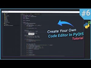 Create Your Own Code Editor in Python Using PyQt5 #6 - Adding Jedi Autocompletion