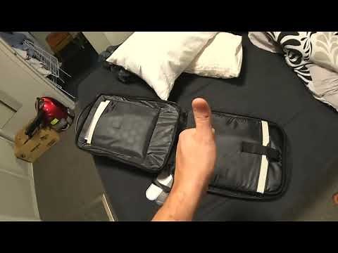 Review Alienware Horizon - mochila de viagem + vlog teste na chuva DELL